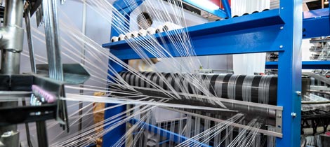 Textilindustrie: Produktionsmaschinen und Absauganlagen